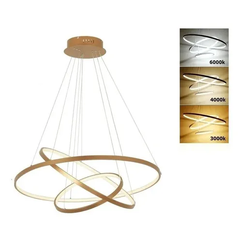 Lámpara lámparas de pared y techo led Green Age 3 Anéis Dourado