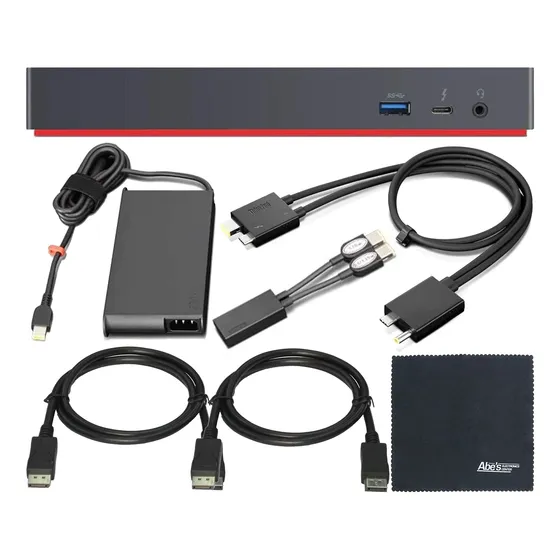 Lenovo Black Anyus Thunderbolt Estacion Trabajo Gen