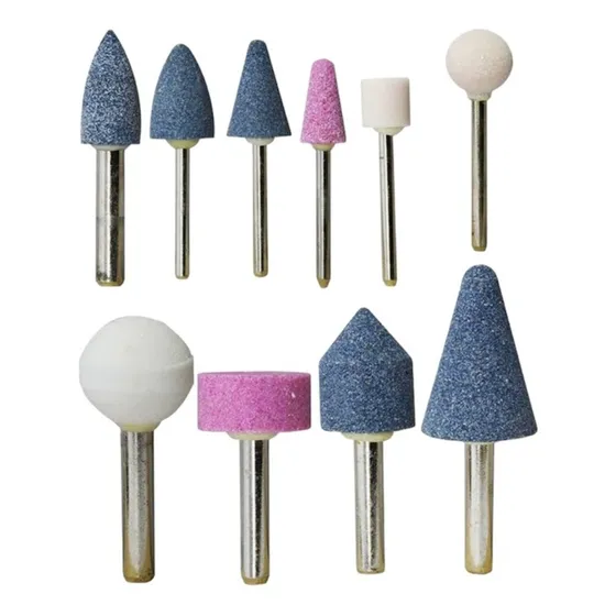 Set Juego Piedras X 10pcs Para Motortool Herramienta Pulir