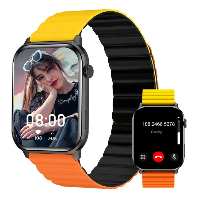 Smartwach Reloj Inteligente Kieslect Ks Pantalla 1.78 Amoled Llamadas Notificaciones Resistente al Agua IP68 Sport Doble Malla: Magnetica y Silicona
