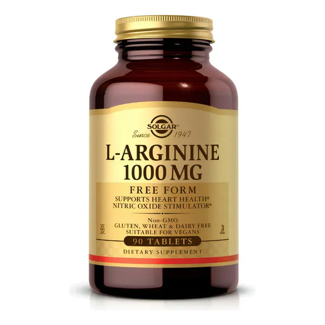 L-arginine 1000mg Solgar 90tab Sabor Unflavored