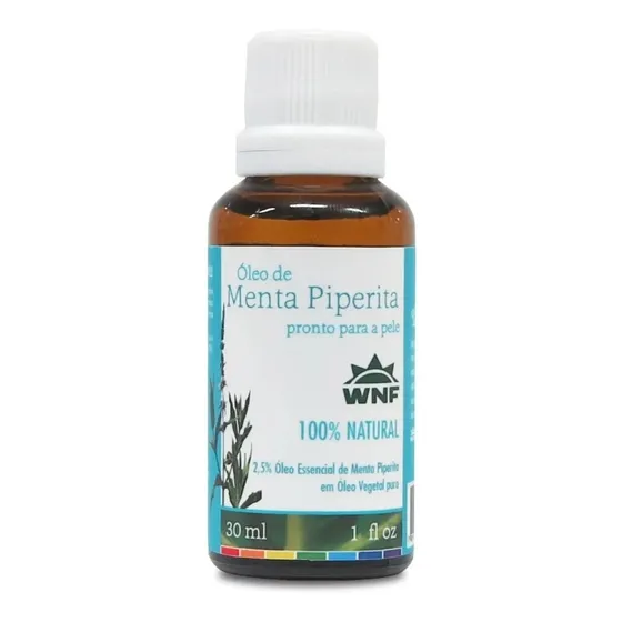 Óleo De Menta Piperita Pronto Para O Uso 30ml - Wnf 
