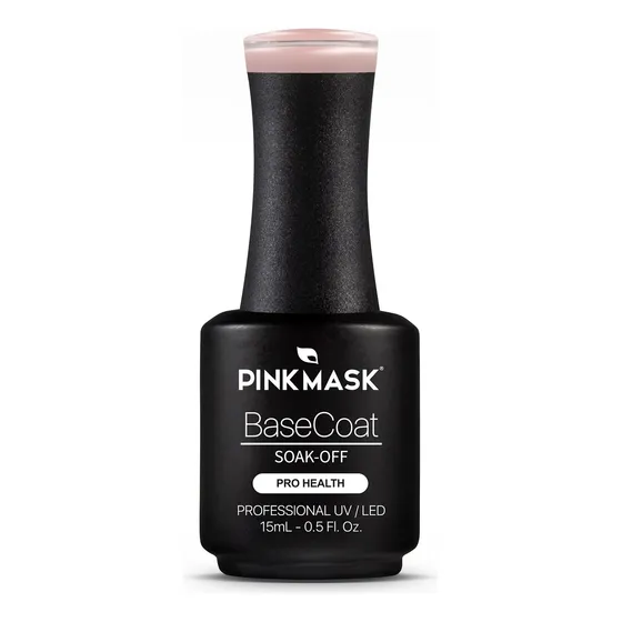 Rubber Base Coat Pink Mask Natural Sole