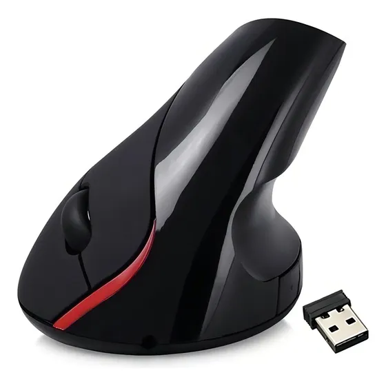 Mouse vertical inalámbrico recargable Weibo WB-881 óptico 2400dpi | Cuotas sin interés