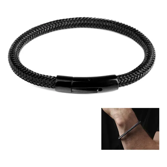 Pulseras Para Hombre Brazalete De Acero Pulsera Mujer