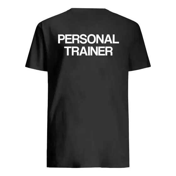 Camiseta Personal Trainer Dry Fit Professor Frente Costas