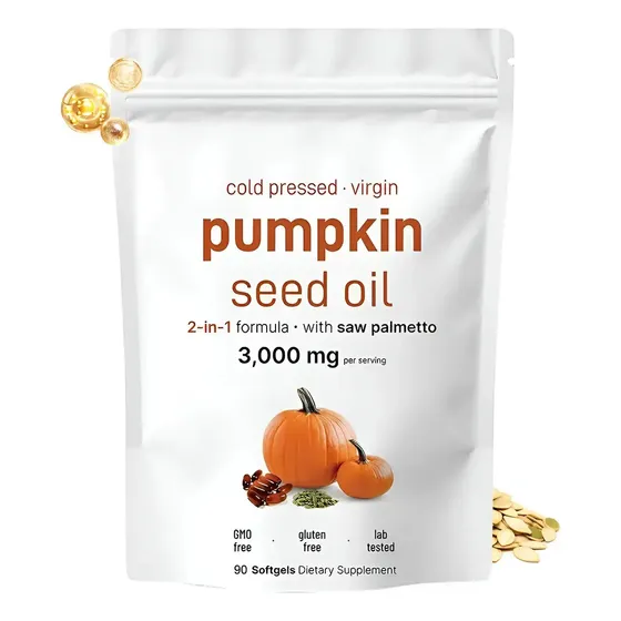 Aceite De Semillas De Calabaza 3000 Mg - Apoyo A La Próstata Sabor Sin Sabor | Cuotas sin interés