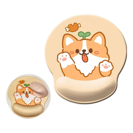 Mousepad Ergonómico Infantil Cute Tiernos Con Apoya Muñeca
