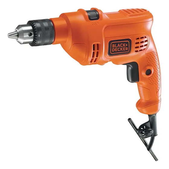 Furadeira de Impacto 10mm Black Decker TM500 com Acessórios Potência de 560W 127V