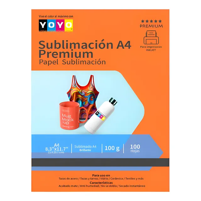 1000 Hojas Papel Para Sublimación A3 Yoyo Blanco 110gr Blanco