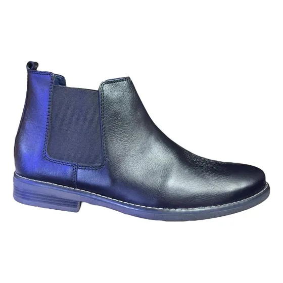 Botines Chelsea De Cuero Vacuno Moda