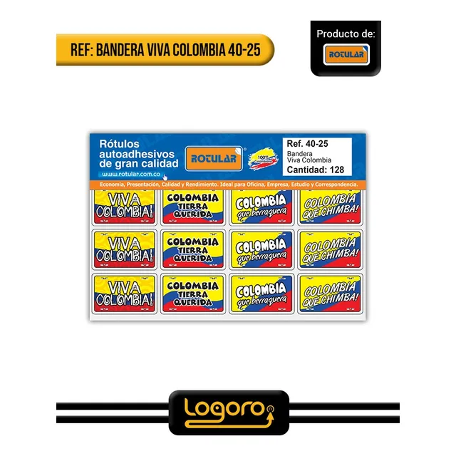 Rótulo Adhesivo Colombianos