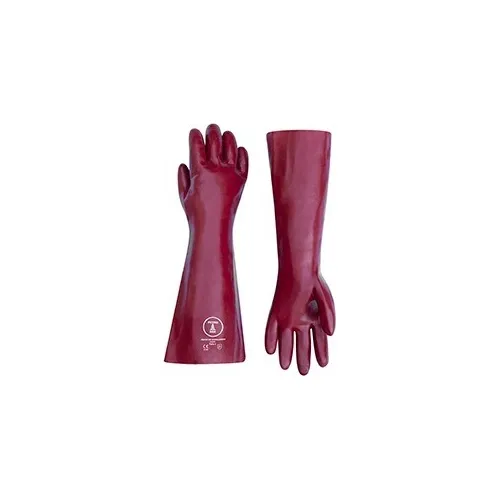 Guantes De Pvc Rojo Petro Red 18  