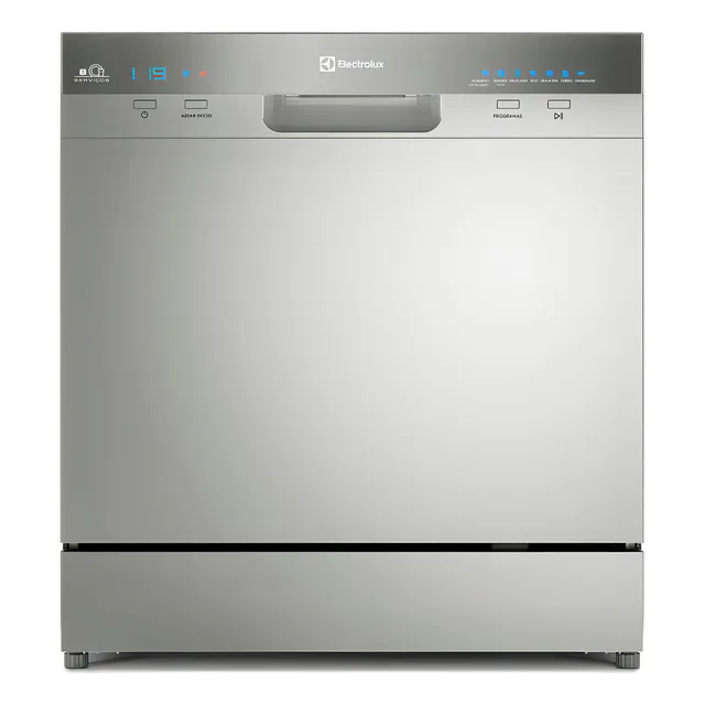 Lava-louças Electrolux 8 Serviços Inox (ll08s) Cor Prata 220v
