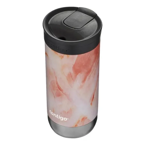 Vaso térmico Contigo Huron rose quartz color rosa 473mL
