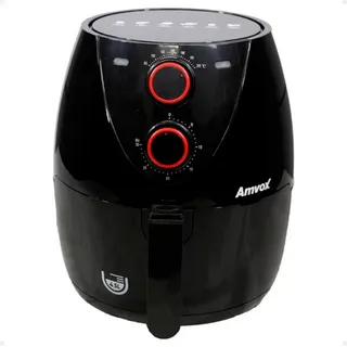 Fritadeira ElĂ©trica A Ar Air Fryer Sem Ăleo Amvox Arf-1205 1400w Com Capacidade De 4,5l Cor Preto 127v Com Regulagem De Temperatura E Timer Fritadeira ElĂ©trica A Ar Air Fryer Sem Ăleo Amvox Arf-1205 1400w Com Capacidade De 4,5l Cor Preto 127v Com Regulagem De Temperatura E Timer