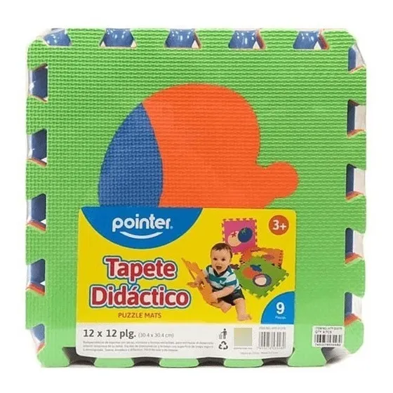 Puzzle De Foami Para El Piso Didactico Tapete Animalitos 