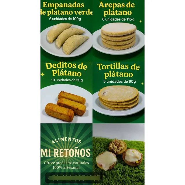 Todo De Platano Tenemos Arepas, Empanadas ,fajitas Y Más