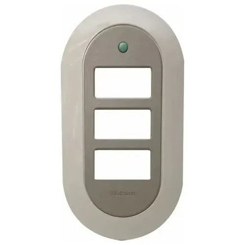Tapa Placa Bticino Beige 3 Módulos  Magic Nuva  