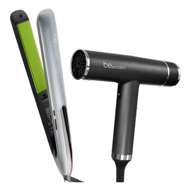 Secador Ultralite Ionic E Prancha De Cabelo Shine Nutrah Be 