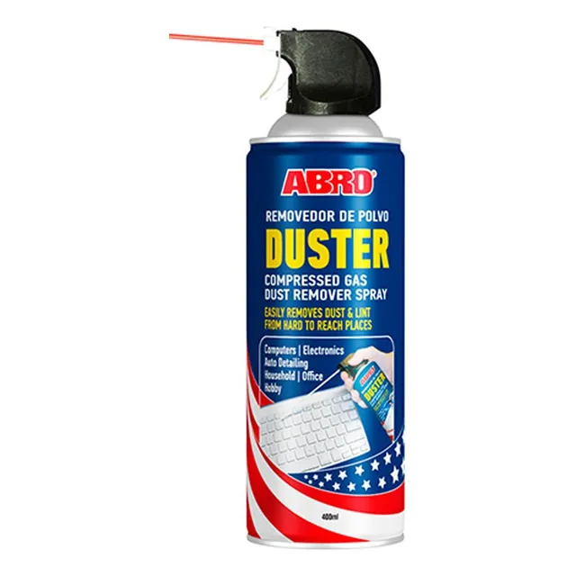 Aire Comprimido Aerosol X 400 Limpiador De Polvo/pelusa Abro