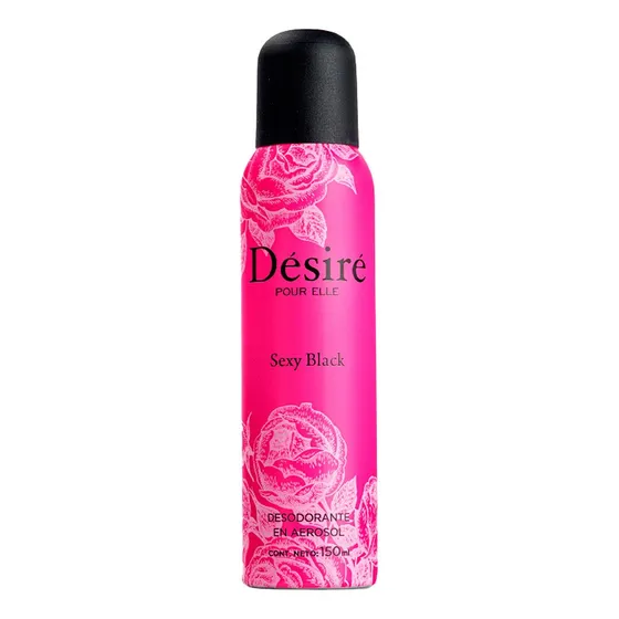Desodorante Desire Aerosol Sexy Black 150ml