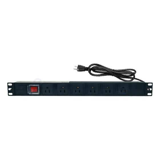 Barra Multicontactos 1ur Pdu Horizontal 6 Contactos 110vca