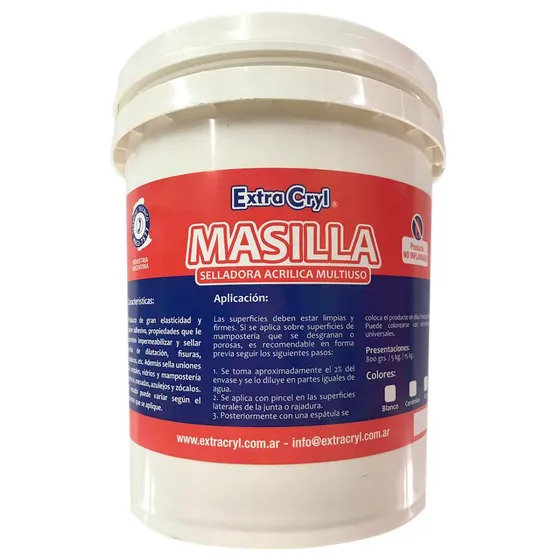 Masilla Selladora Juntas De Dilatación Impermeable 5 Kgs.