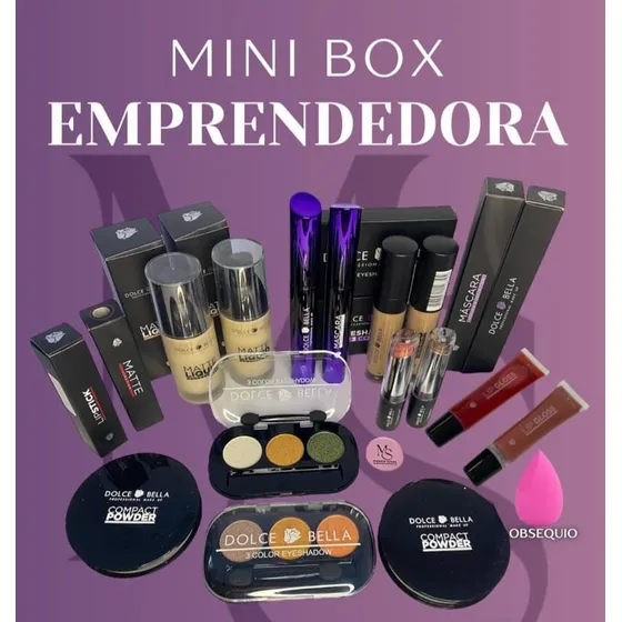 Set De Maquillaje Para  Emprendedora Dolce Bella Original