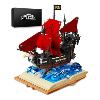 Zylegen Ideas Piratas Barco Modelo Bloques De Construcció... Zylegen Ideas Piratas Barco Modelo Bloques De Construcció...