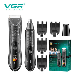 Vgr V-934 Cortadora De Pelo Recortador De Nariz Set De 2 Pzs Color Negro Vgr V-934 Cortadora De Pelo Recortador De Nariz Set De 2 Pzs Color Negro