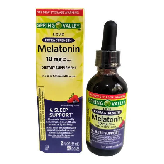 Sleep En Gotas. Spring Valley 10 Mg. 59 Dosis/ 59 Ml