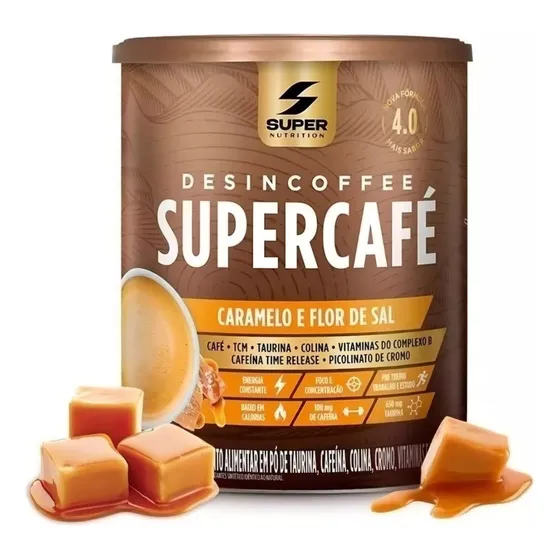 Supercafé Desincoffee Termogênico 220g Caramelo Flor De Sal