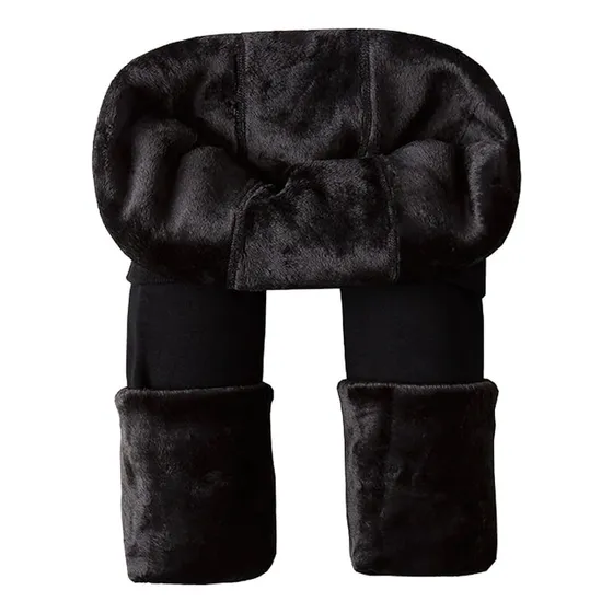 Calza Legging Afelpada Gruesa, Calor Corporal Invierno