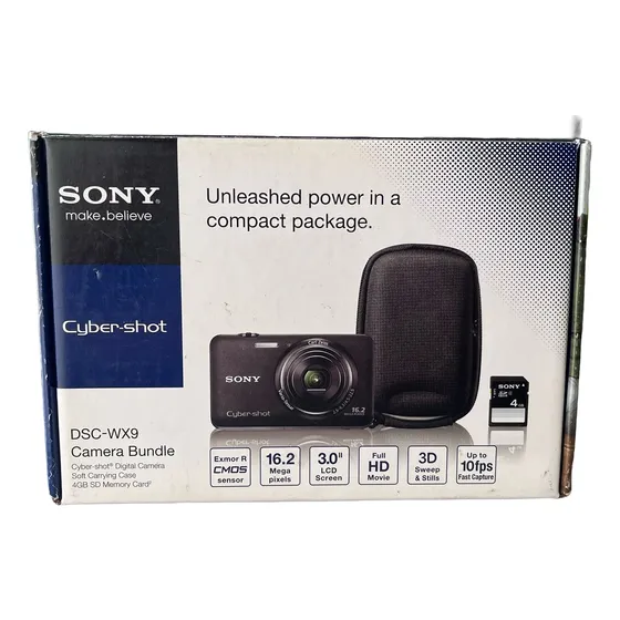 Kit Camara De Fotos Digital Sony Dsc-wx9 Plateado