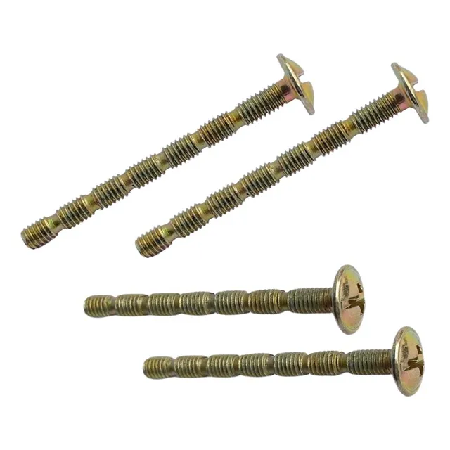 20 Parafuso Flangeado Segmentado M4x45mm Para Puxadores