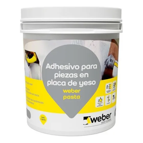Pegamento Adhesivo En Pasta Weber X 7 Kg