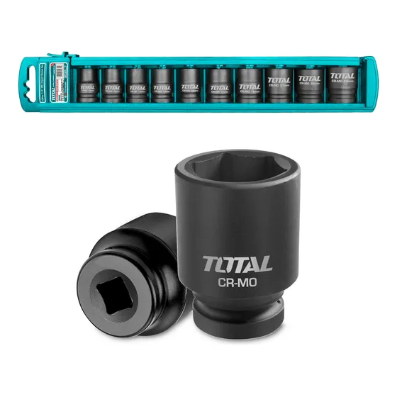 Puntas Total Para Atornillador De Impacto X10 Pzas 10 A 24mm