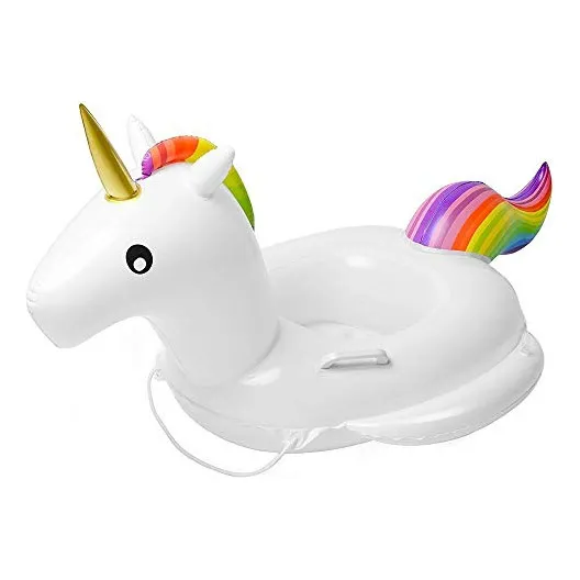 Flotador De Piscina Para Bebés Unicornio Para Niños Pequeños