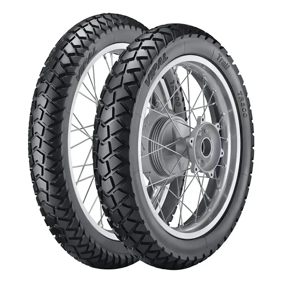 Pneu Bros 150 Xre 190 90/90-19 110/90-17 Tr300 Vipal