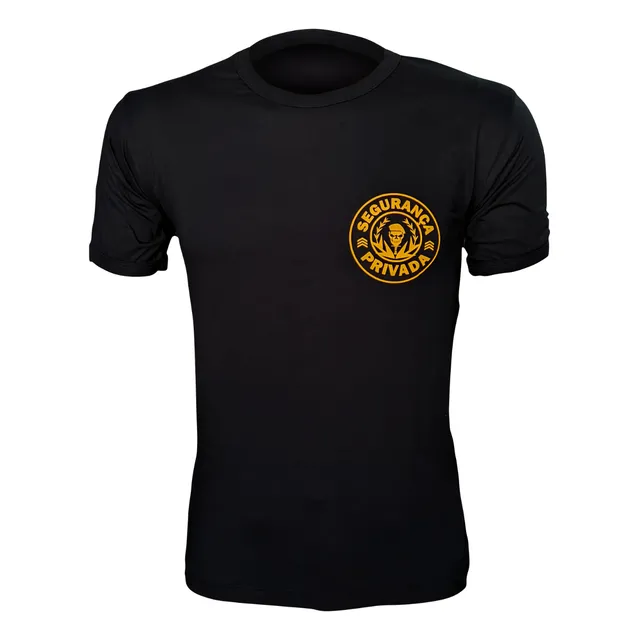 Uniforme Segurança Privada Manga Curta Camiseta 100% Algodão