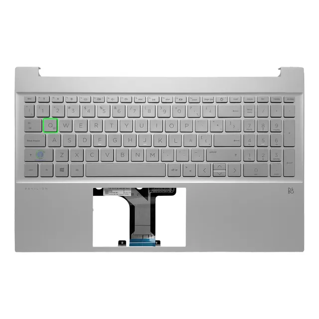 Base Superior Teclado Para Hp 15-eh3000la 15-eh 15-eg Luz La