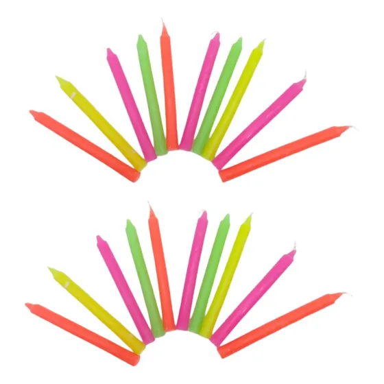 Velas Velitas Navideñas Colores X6 Paquetes 60 Velas Grandes