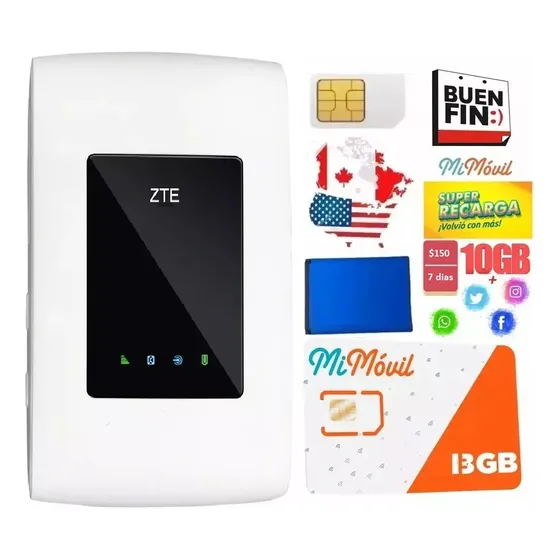 Módem Zte Mf920u Cobertura Bait Telcel Altan Movistar Unefon