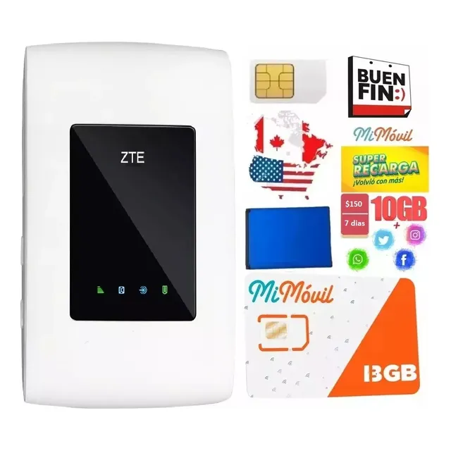 Módem Zte Mf920u Cobertura Bait Telcel Altan Movistar Unefon