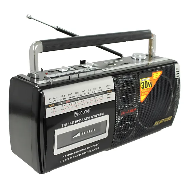 Radio Cassette Con Grabador Usb/sd, Mp3 Player