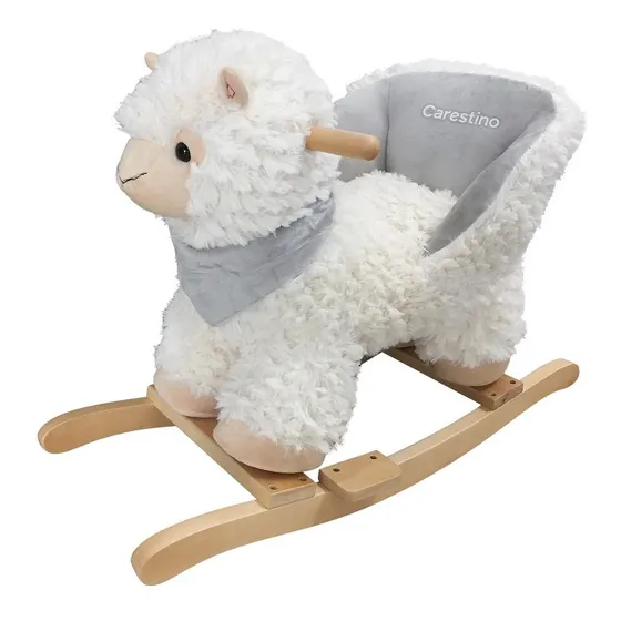 Mecedor Peluche Carestino Llama Blanco