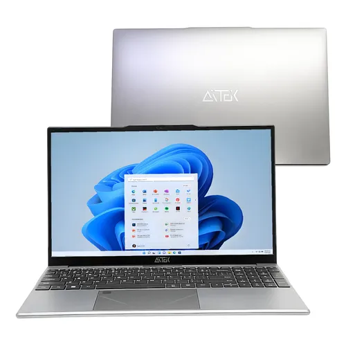 Notebook Com Leitor De Digital Windows 11 Pro Ssd Wi-fi 5ghz Cinza