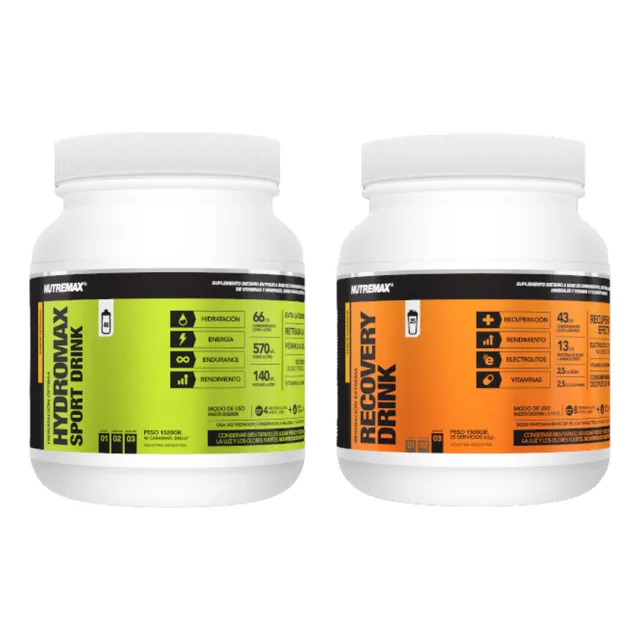 Recovery Drink + Hydromax Sport Drink 1,5kg Nutremax
