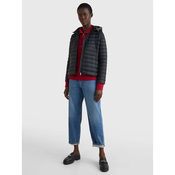 Chaqueta Heritage Acolchada Mujer Negro Tommy Hilfiger